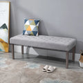 Banc d'appoint ottoman capitonné Simple avec coussin doux et confortable et design moderne et tendance