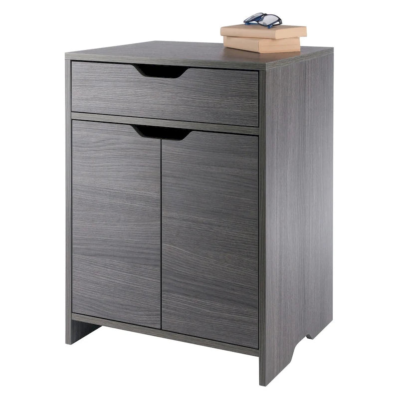 Armoire de rangement à 1 tiroir, anthracite