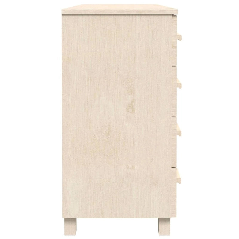 Bahut Buffet Commode Console pour Cuisine HAMAR Bois Massif Pin - 44,5 x 15,7 x 31,5