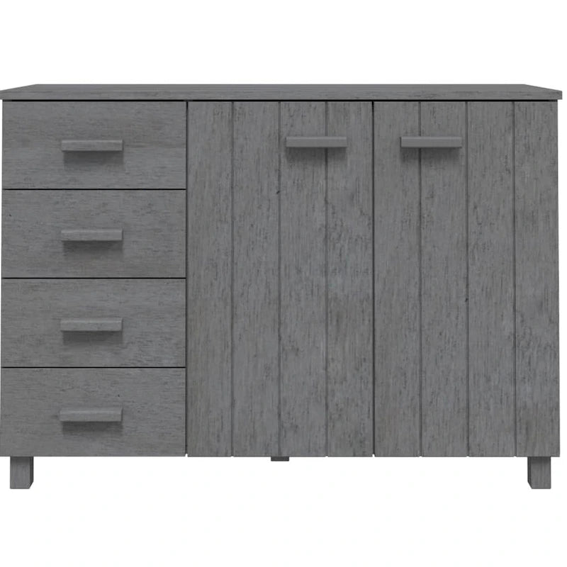 Bahut Buffet Commode Console pour Cuisine HAMAR Bois Massif Pin - 44,5 x 15,7 x 31,5