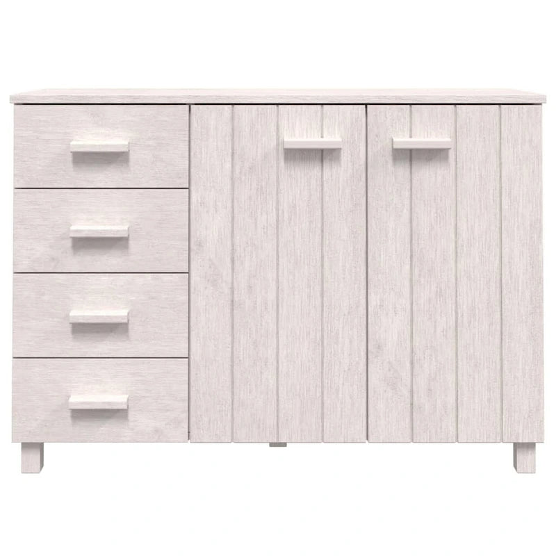 Bahut Buffet Commode Console pour Cuisine HAMAR Bois Massif Pin - 44,5 x 15,7 x 31,5