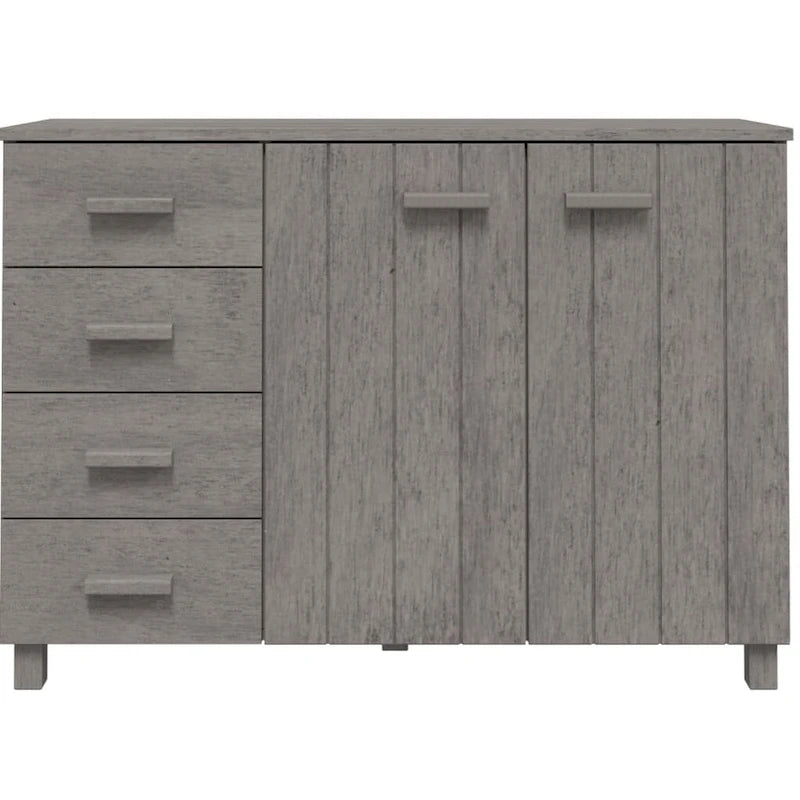 Bahut Buffet Commode Console pour Cuisine HAMAR Bois Massif Pin - 44,5 x 15,7 x 31,5