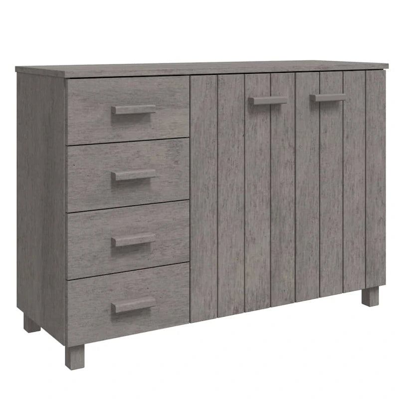 Bahut Buffet Commode Console pour Cuisine HAMAR Bois Massif Pin - 44,5 x 15,7 x 31,5