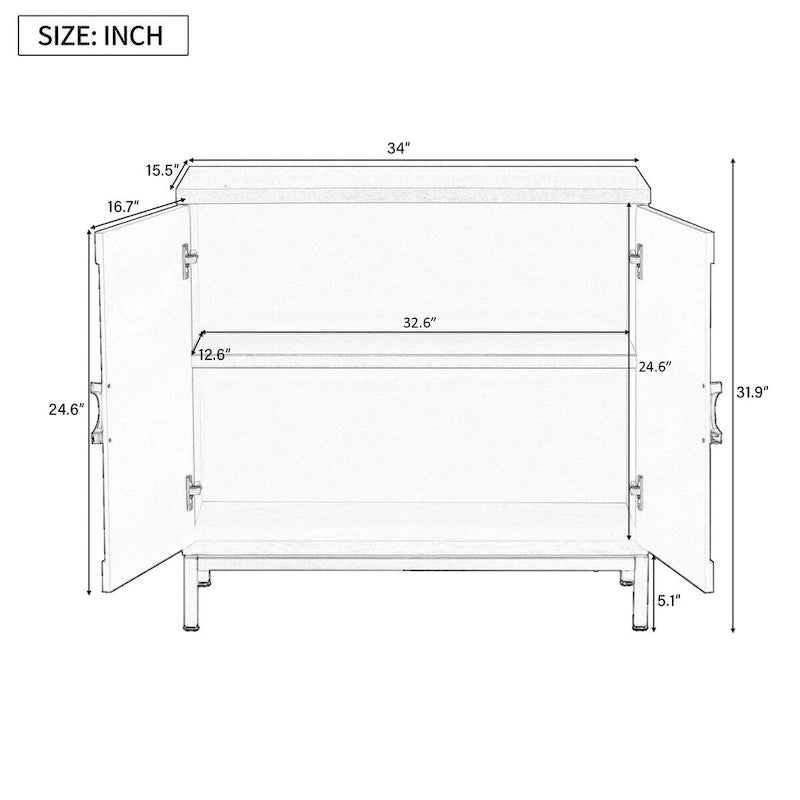 Armoire de rangement simple Meuble d'appoint - S.O.