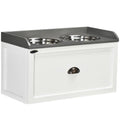 Garde-manger pour chien avec tiroir de rangement, meuble de rangement pour croquettes avec 2 gamelles surélevées amovibles pour grands chiens