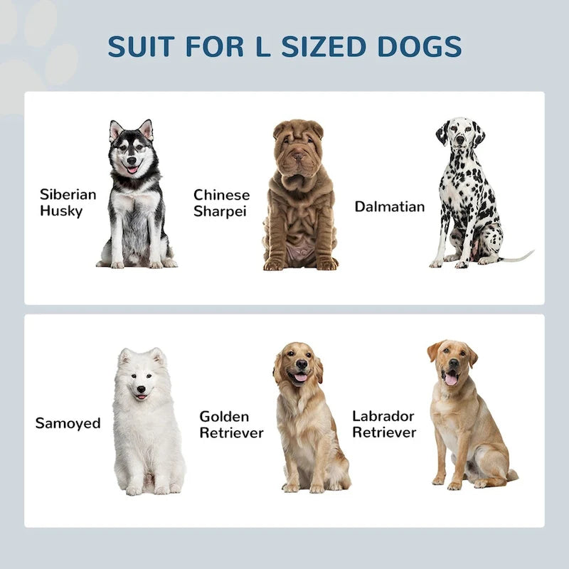 Garde-manger pour chien avec tiroir de rangement, meuble de rangement pour croquettes avec 2 gamelles surélevées amovibles pour grands chiens