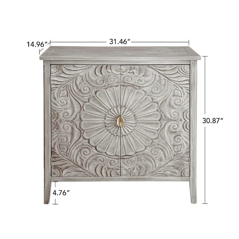 Meuble 2 portes, mobilier américain, convient pour chambre, salon, bureau