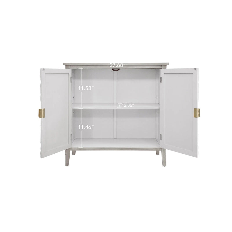 Meuble 2 portes, mobilier américain, convient pour chambre, salon, bureau
