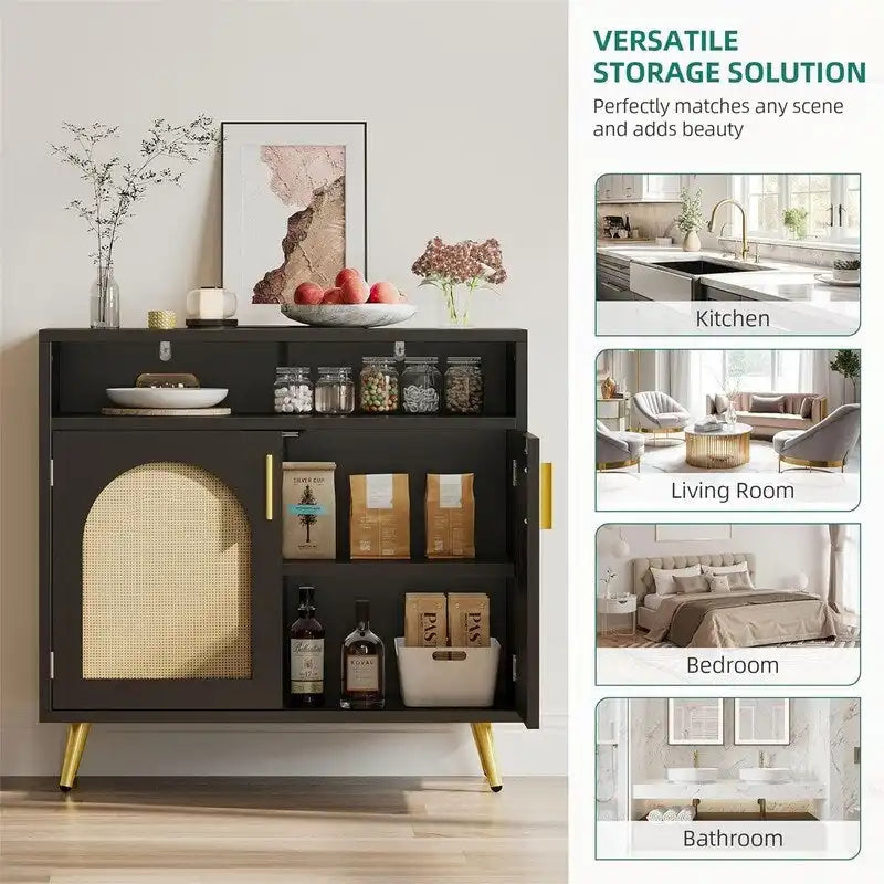 Meuble de Rangement Buffet – 35 P x 80 L x 75 H cm