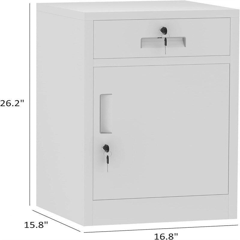 Armoire de rangement métallique