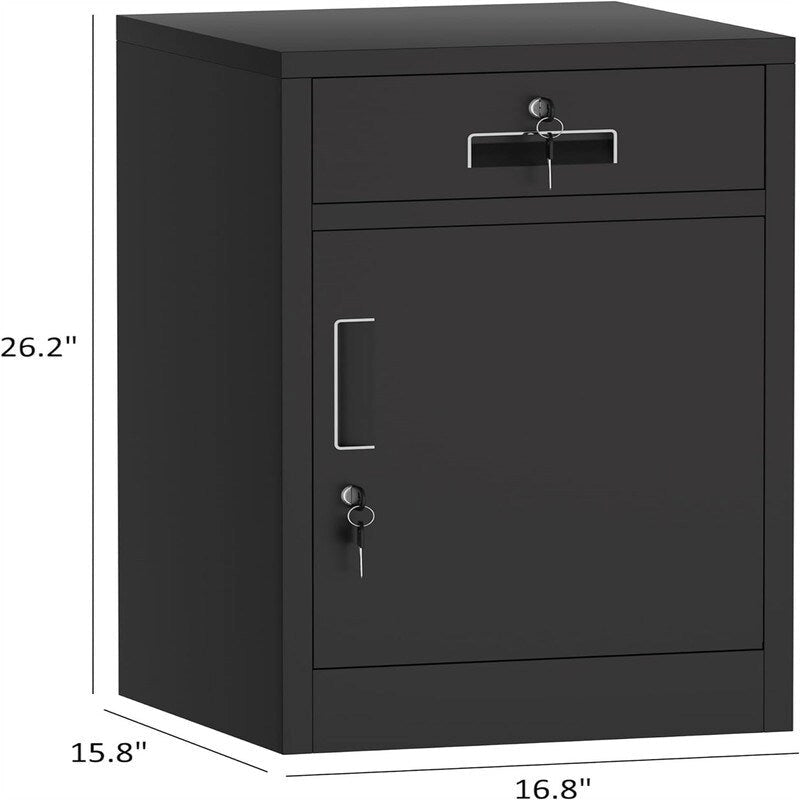 Armoire de rangement métallique