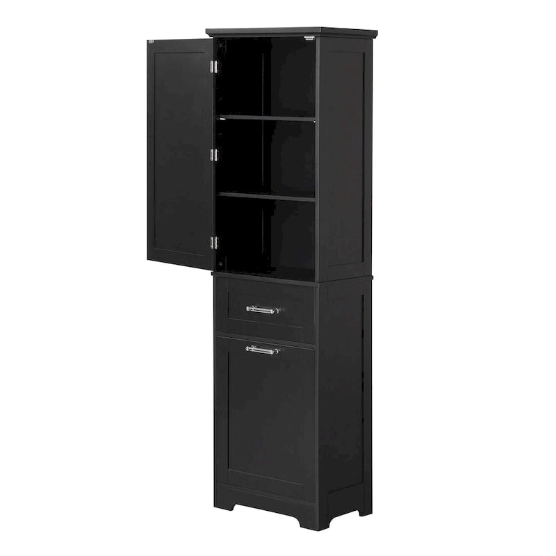 Armoire de rangement avec tiroirs et étagère réglable
