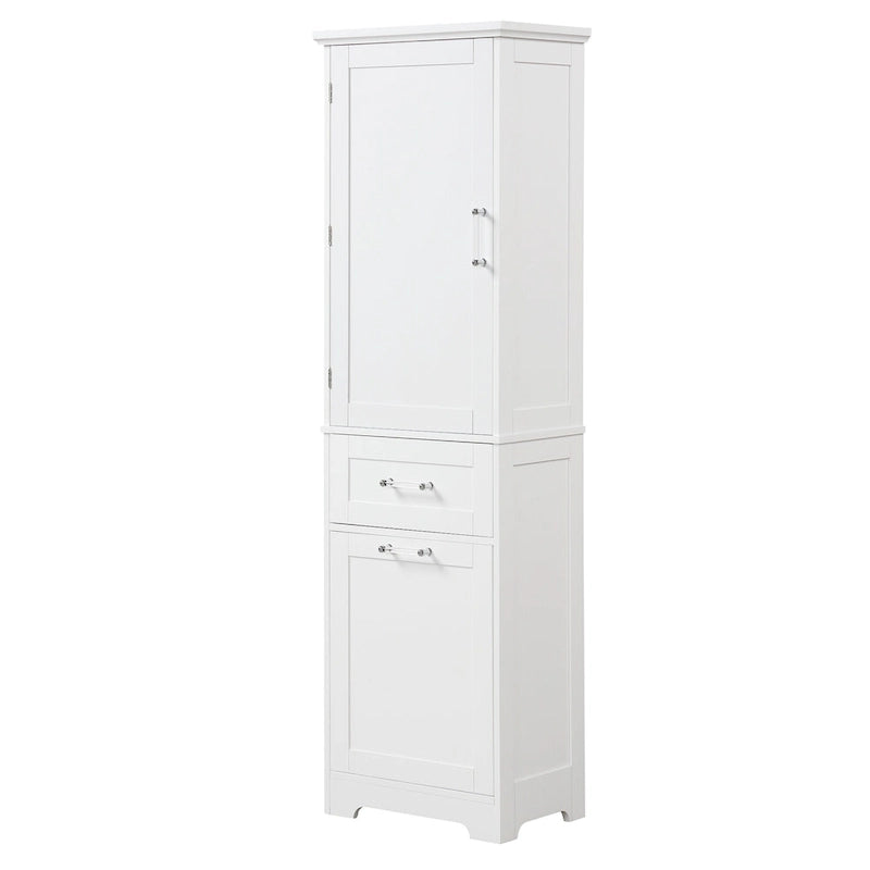 Armoire de rangement avec tiroirs et étagère réglable