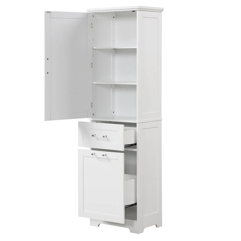 Armoire de rangement avec tiroirs et étagère réglable