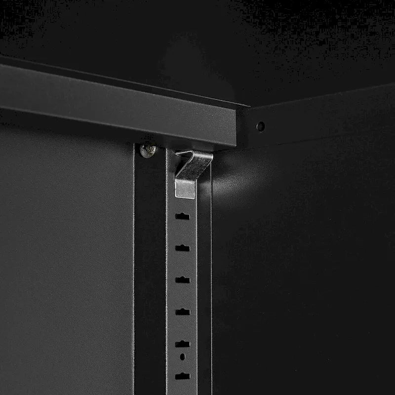 Armoire de rangement diverses à 2 portes, armoire à outils de garage, armoire de classement de bureau, 2 cloisons mobiles