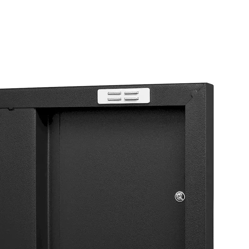 Armoire de rangement diverses à 2 portes, armoire à outils de garage, armoire de classement de bureau, 2 cloisons mobiles