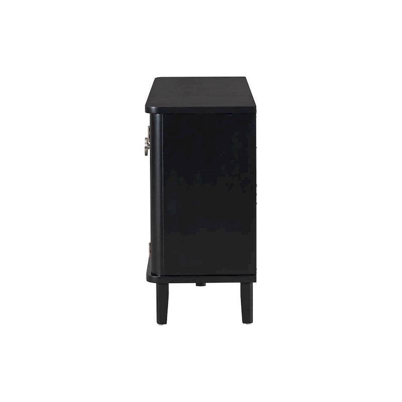 Armoire en placage de frêne de Mandchourie, sobre et pleine d'atmosphère